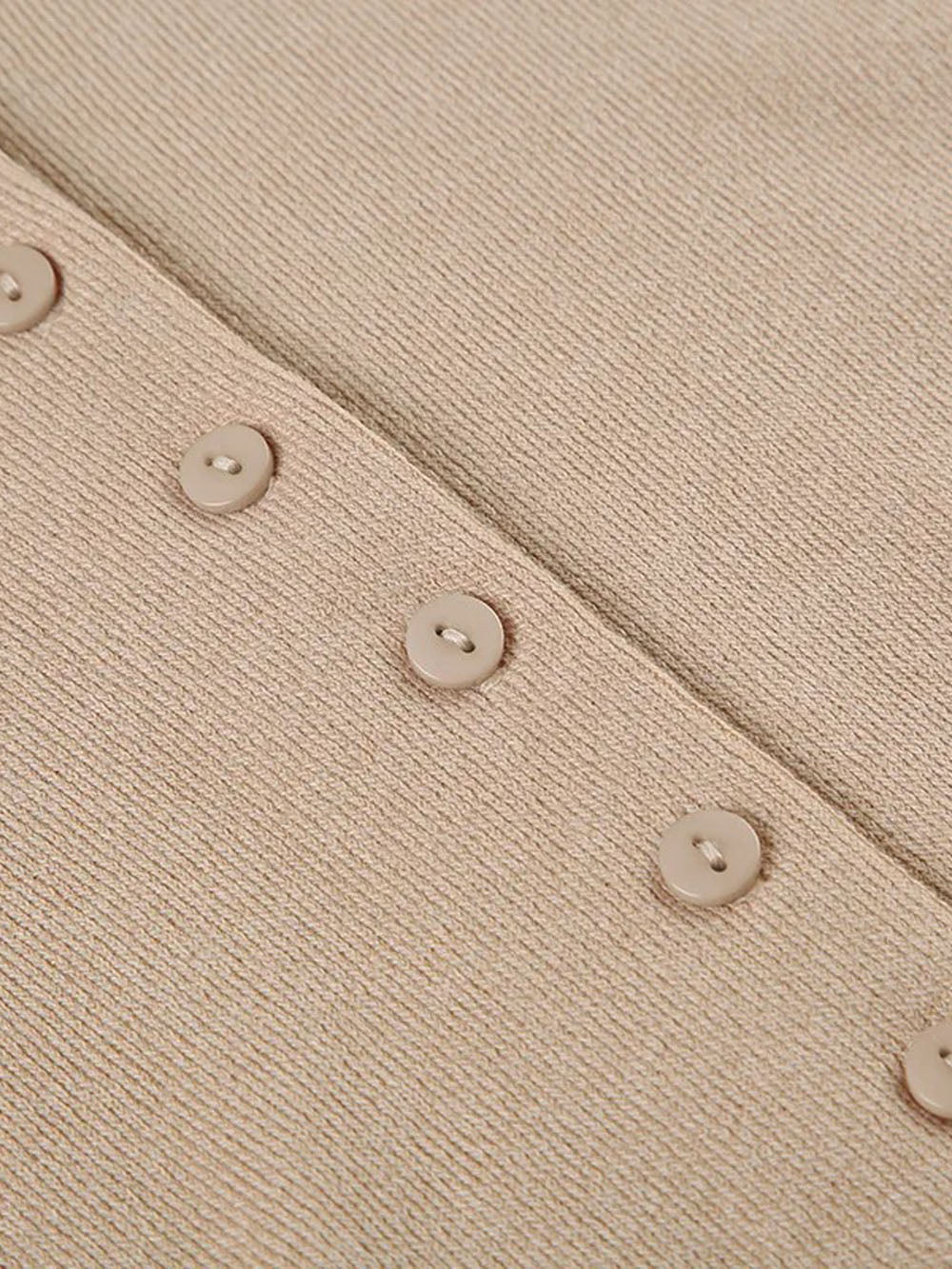 Alaina Button Mini Dress - Fashion Pov