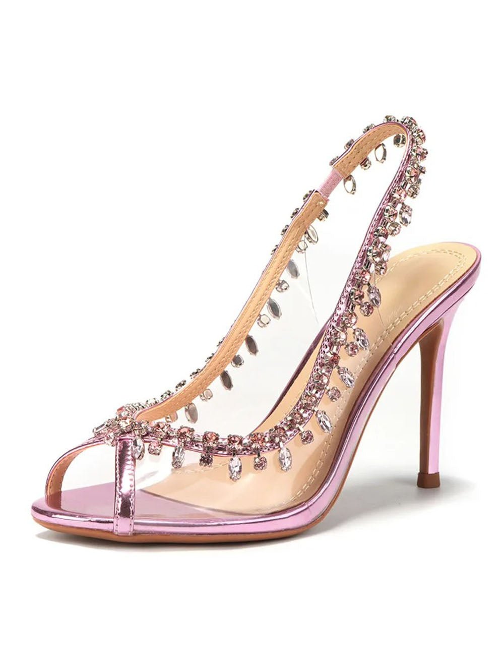 Alani Crystal Tassel High heel Shoe - Fashion Pov