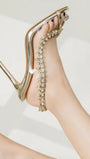 Alani Crystal Tassel High heel Shoe - Fashion Pov