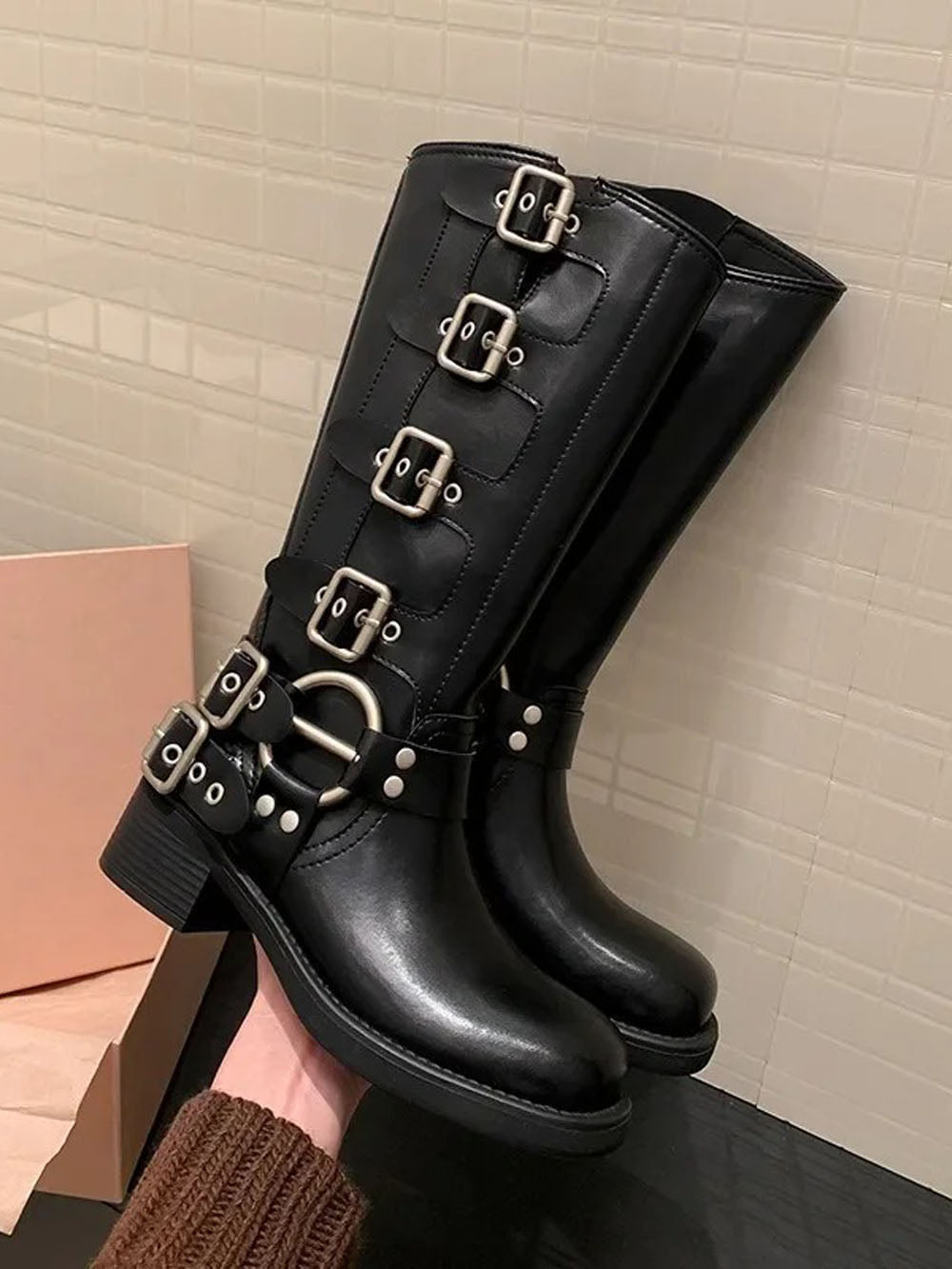 Alexandra Cowboy Leather Boot - Fashion Pov