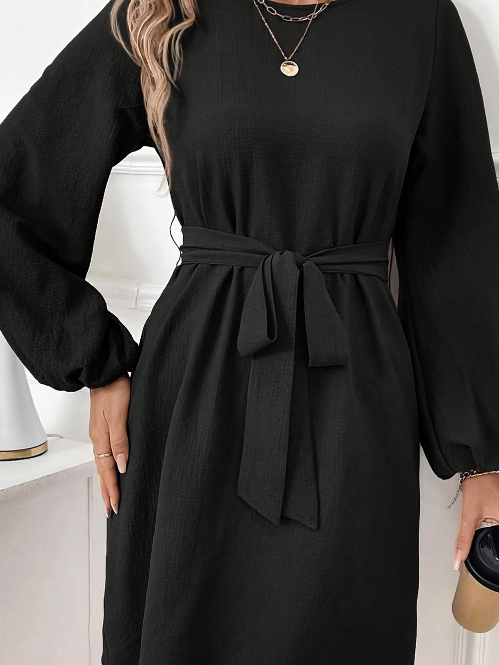 Alina Long Sleeve Mini Dress - Fashion Pov