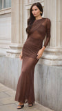 Amelie Mesh Maxi Dress - Fashion Pov