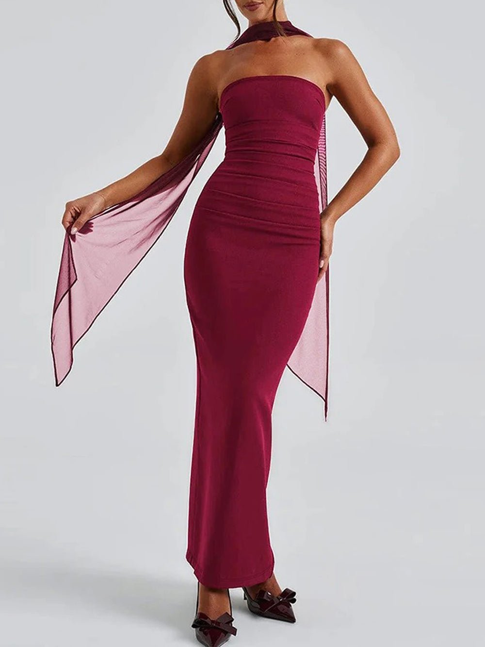 Amira Sleeveless Maxi Dress - Fashion Pov