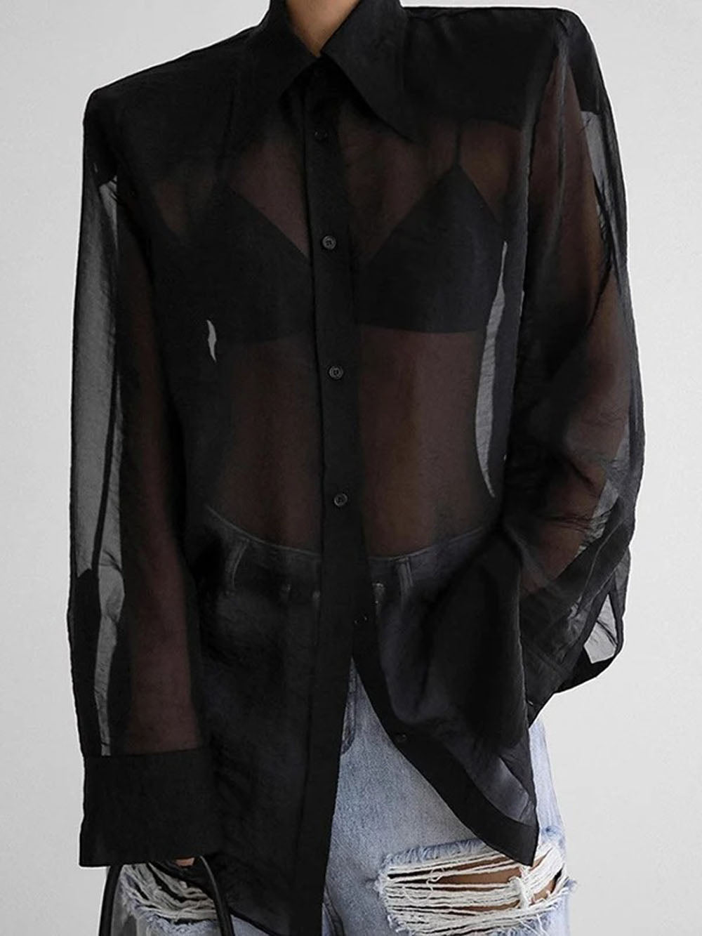 Amy Long Sleeve Shirt - Fashion Pov