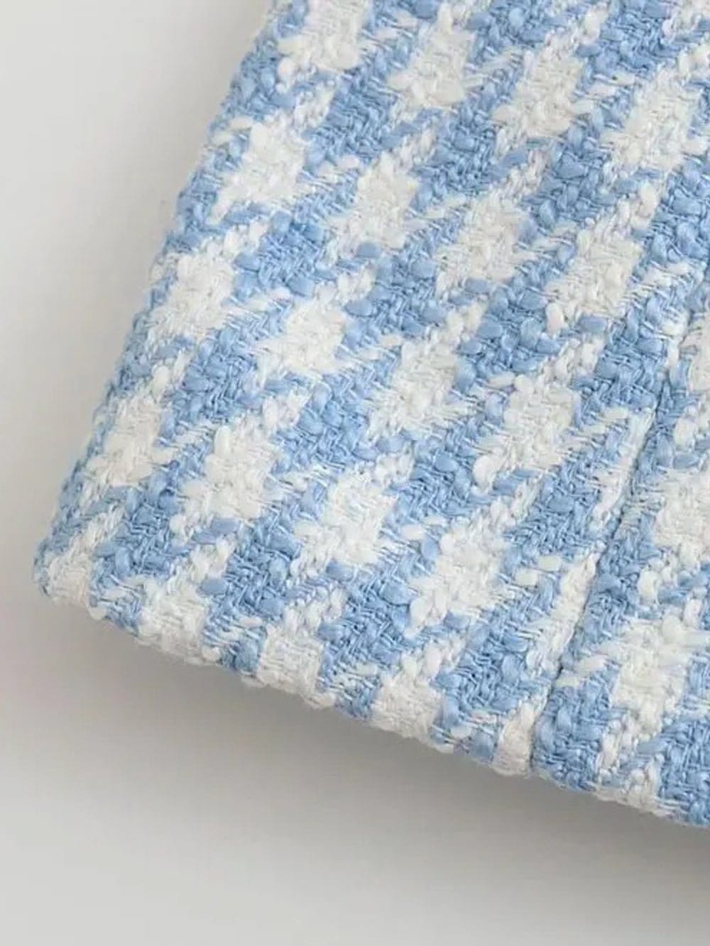 Aria Double Breasted Tweed Blazer - Fashion Pov