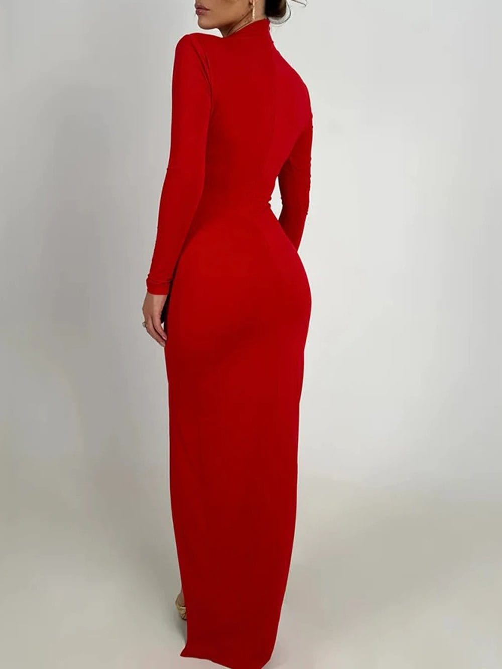 Arya Bodycon Hollow Out Maxi Dress - Fashion Pov