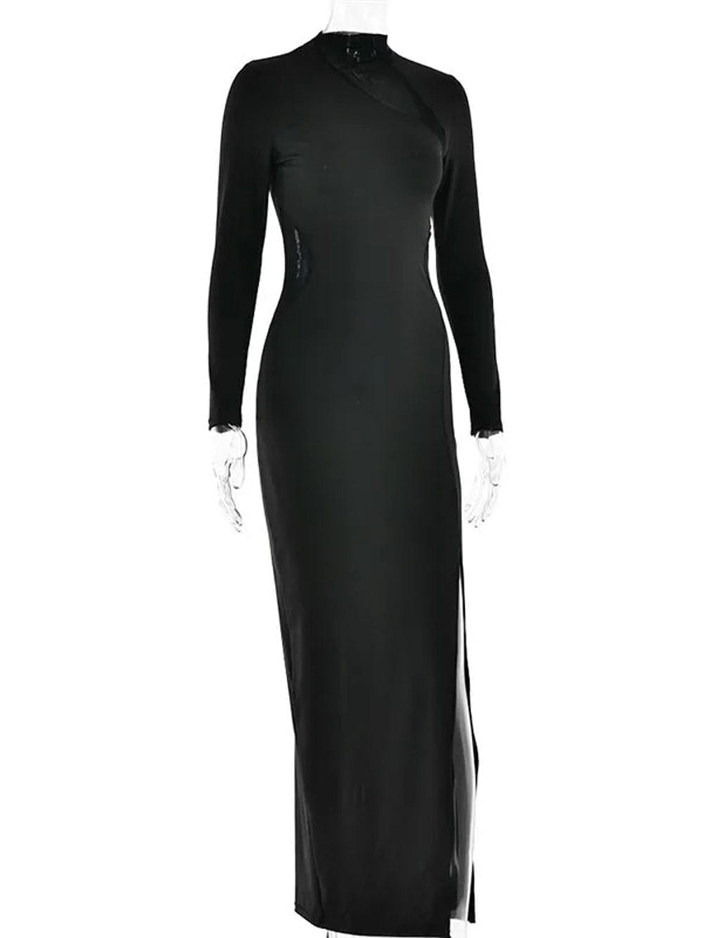 Arya Bodycon Hollow Out Maxi Dress - Fashion Pov