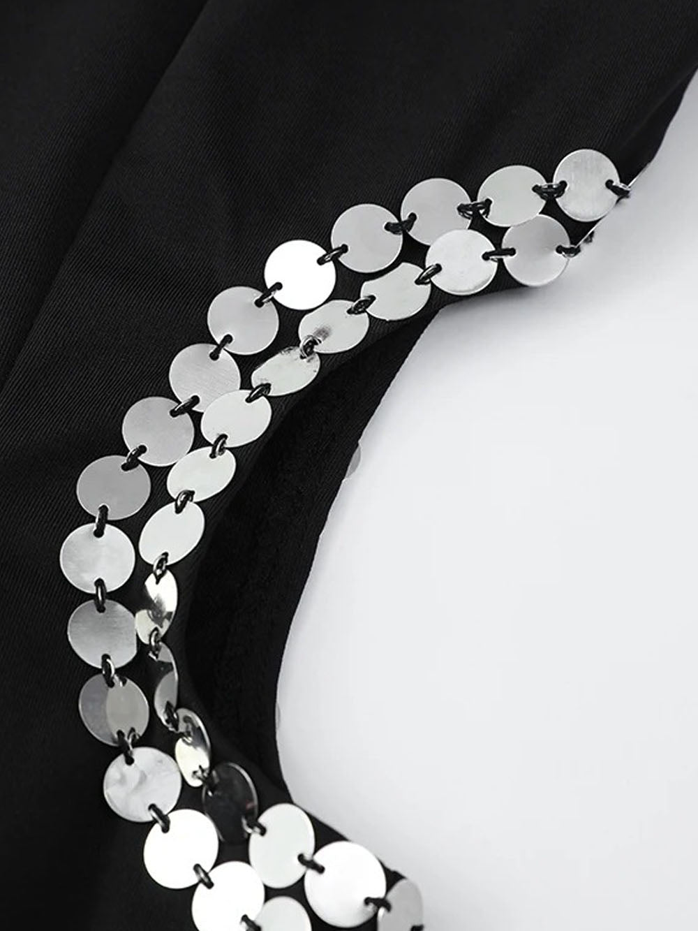 Arya Sequin Shoulder Maxi Dress - Fashion Pov