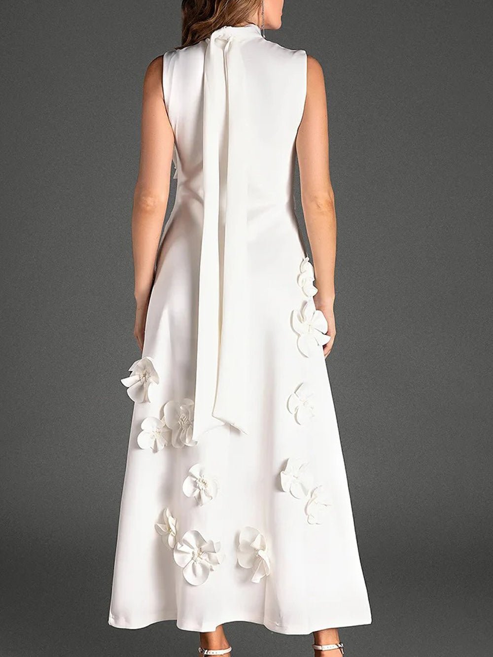 Ava Sleeveless Midi Dress - Fashion Pov