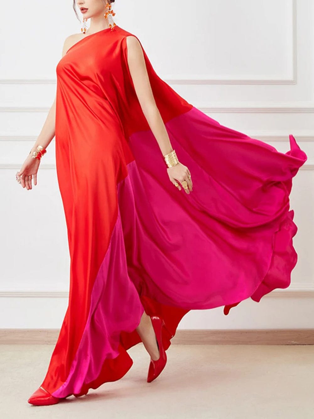 Barbie Sleeveless Casual Irregular Maxi Dress - Fashion Pov