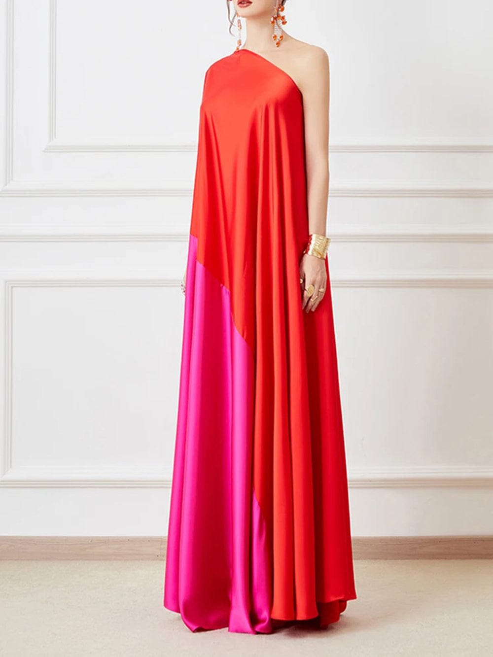 Barbie Sleeveless Casual Irregular Maxi Dress - Fashion Pov