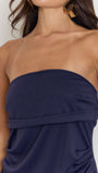 Beatrix Strapless Backless Split Maxi Dress - Fashion Pov