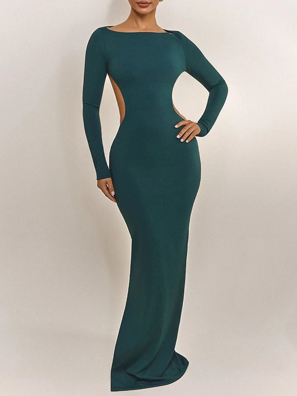 Bianca Backless Maxi Dress - Fashion Pov