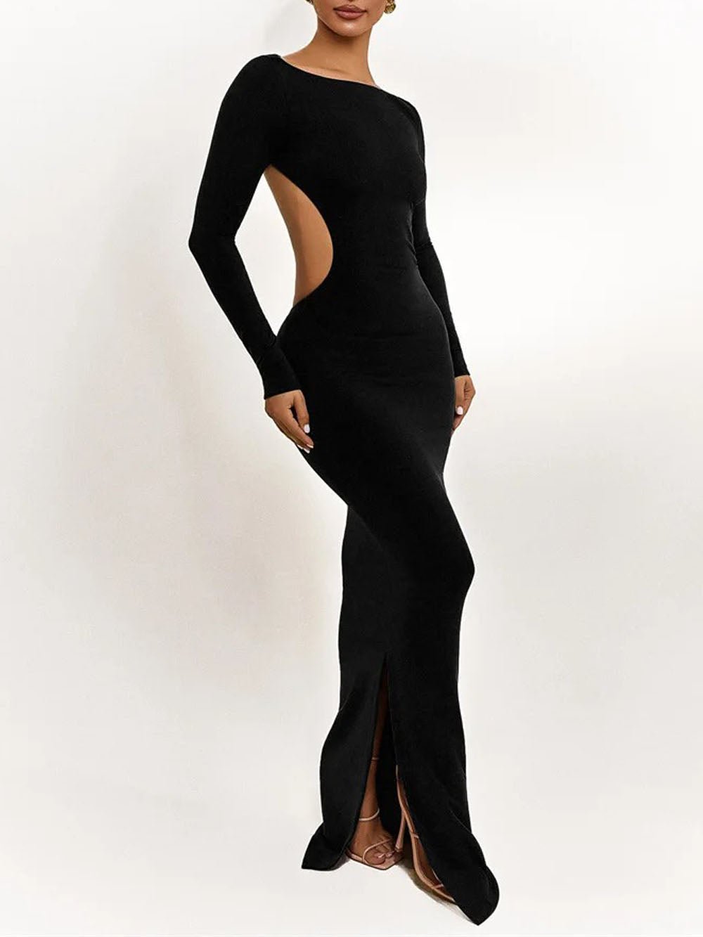 Bianca Backless Maxi Dress - Fashion Pov