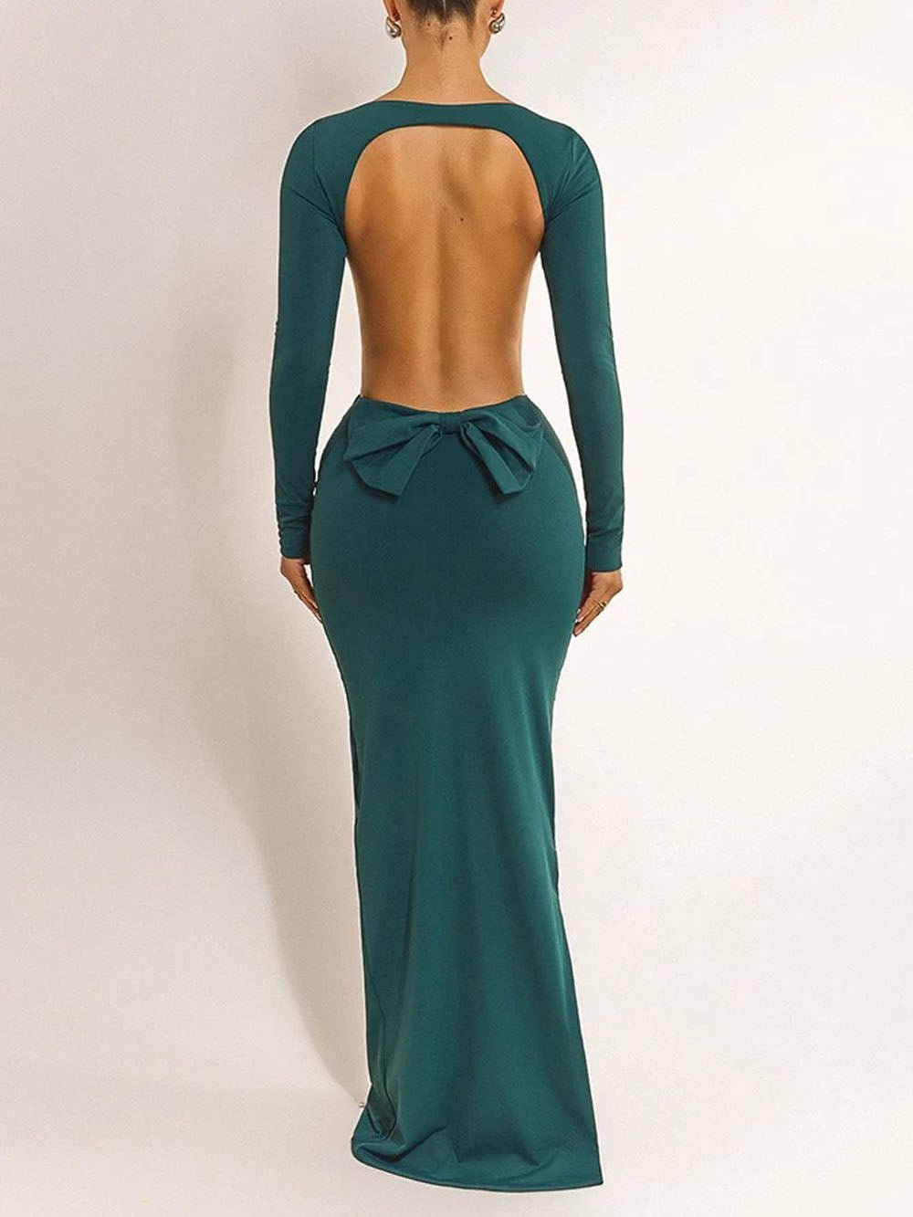 Bianca Backless Maxi Dress - Fashion Pov