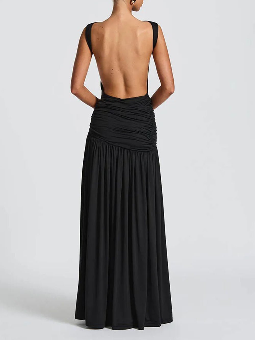 Blake Pleated Maxi Dress - Fashion Pov