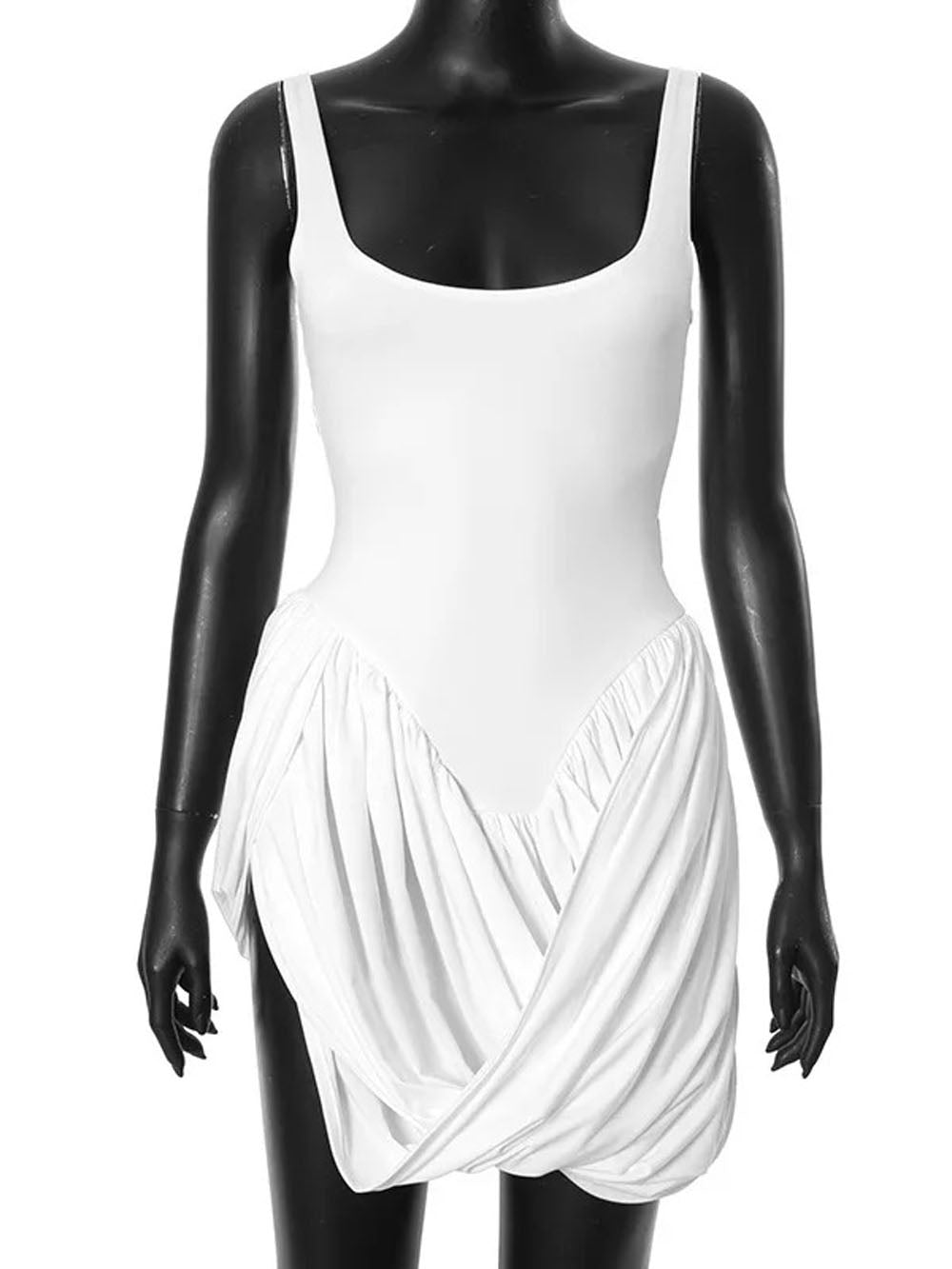 Brielle Sleeveless Split Mini Dress - Fashion Pov