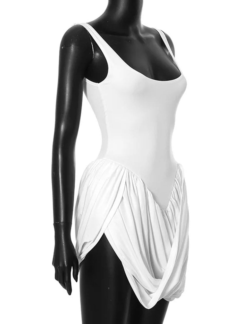 Brielle Sleeveless Split Mini Dress - Fashion Pov