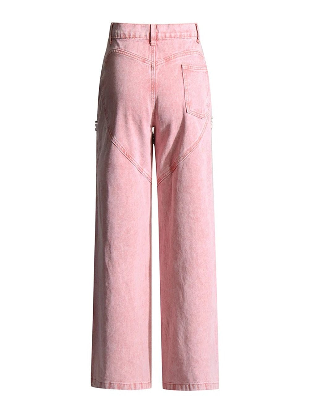 Brithany Hollow Out Diamond Denim Pant - Fashion Pov