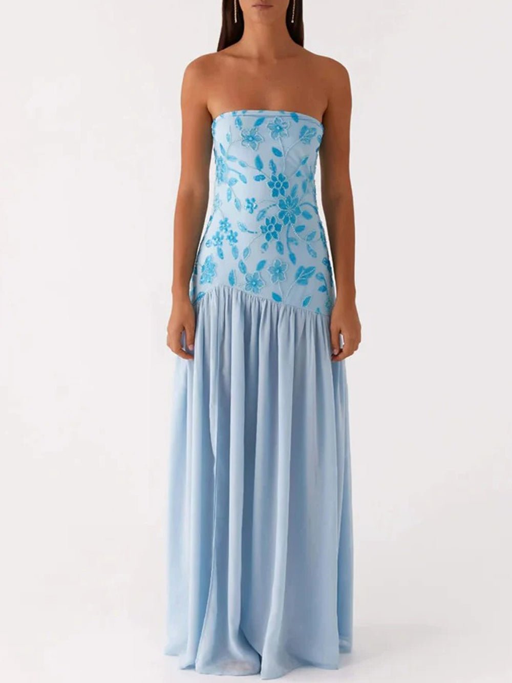 Brooke Backless Maxi Dress - Fashion Pov