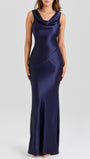 Camilla Satin Cowl Maxi Dress - Fashion Pov