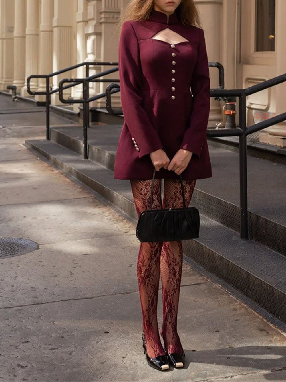 Camille Cut Out Blazer Mini Dress - Fashion Pov