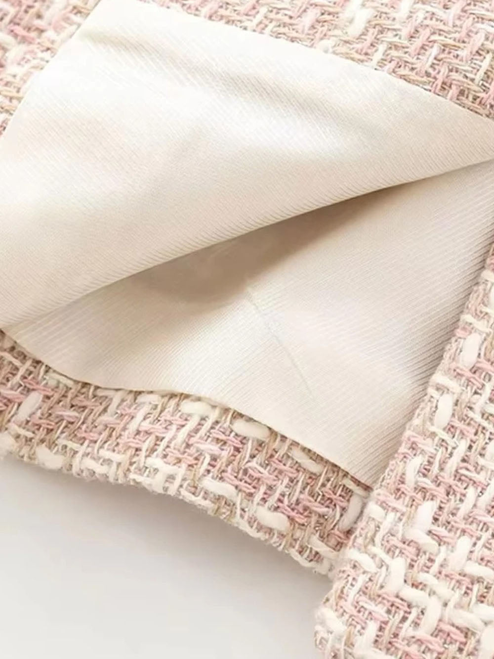 Camille Double Breasted Tweed Blazer - Fashion Pov