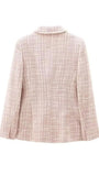 Camille Double Breasted Tweed Blazer - Fashion Pov