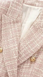 Camille Double Breasted Tweed Blazer - Fashion Pov