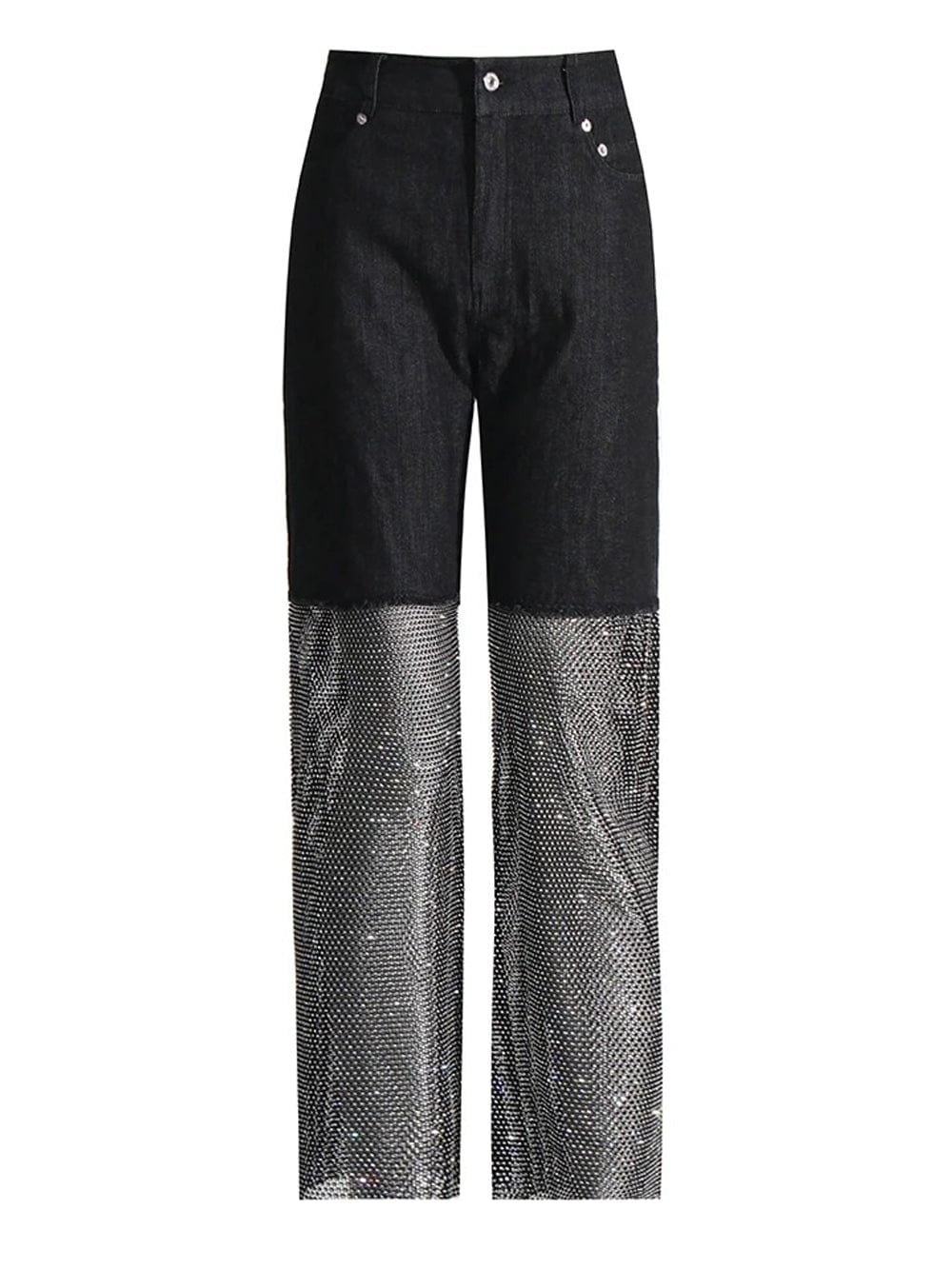 Carla Denim Diamond Jeans Pant - Fashion Pov