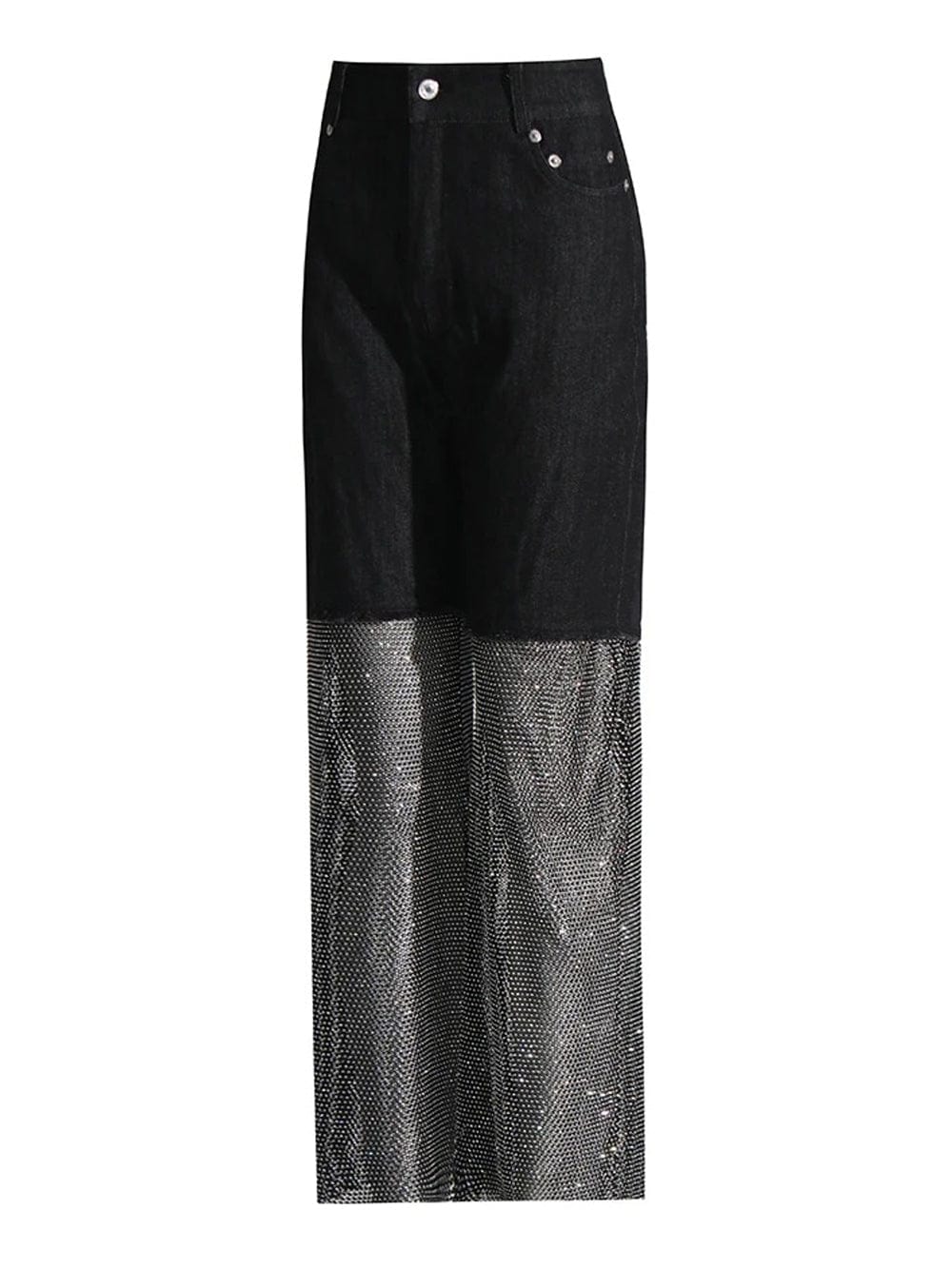 Carla Denim Diamond Jeans Pant - Fashion Pov