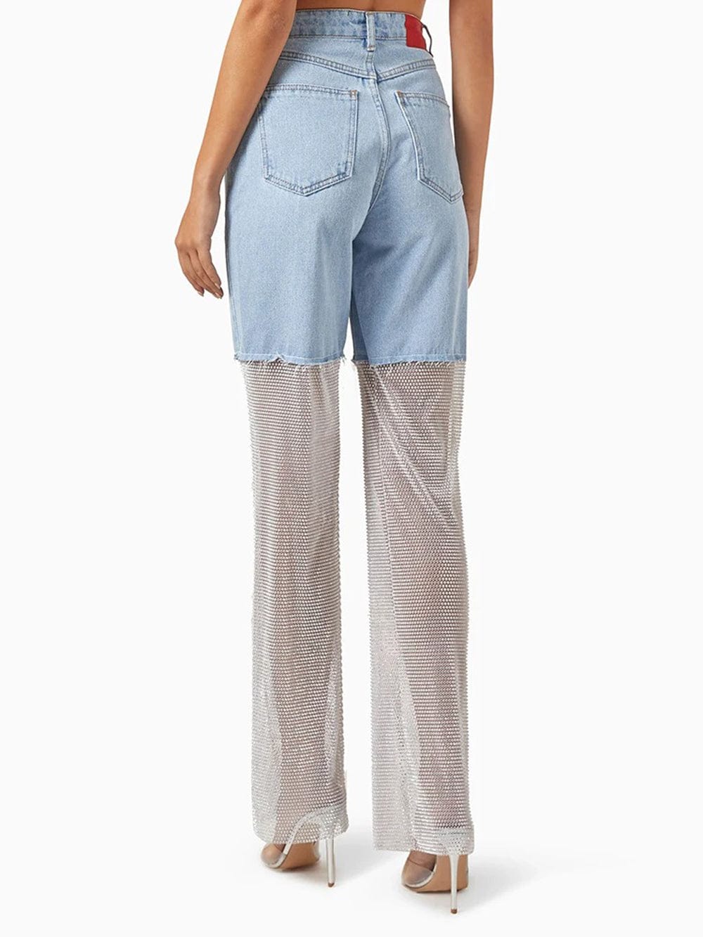 Carla Denim Diamond Jeans Pant - Fashion Pov