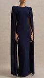 Celeste Cape Sleeve Maxi Gown - Fashion Pov