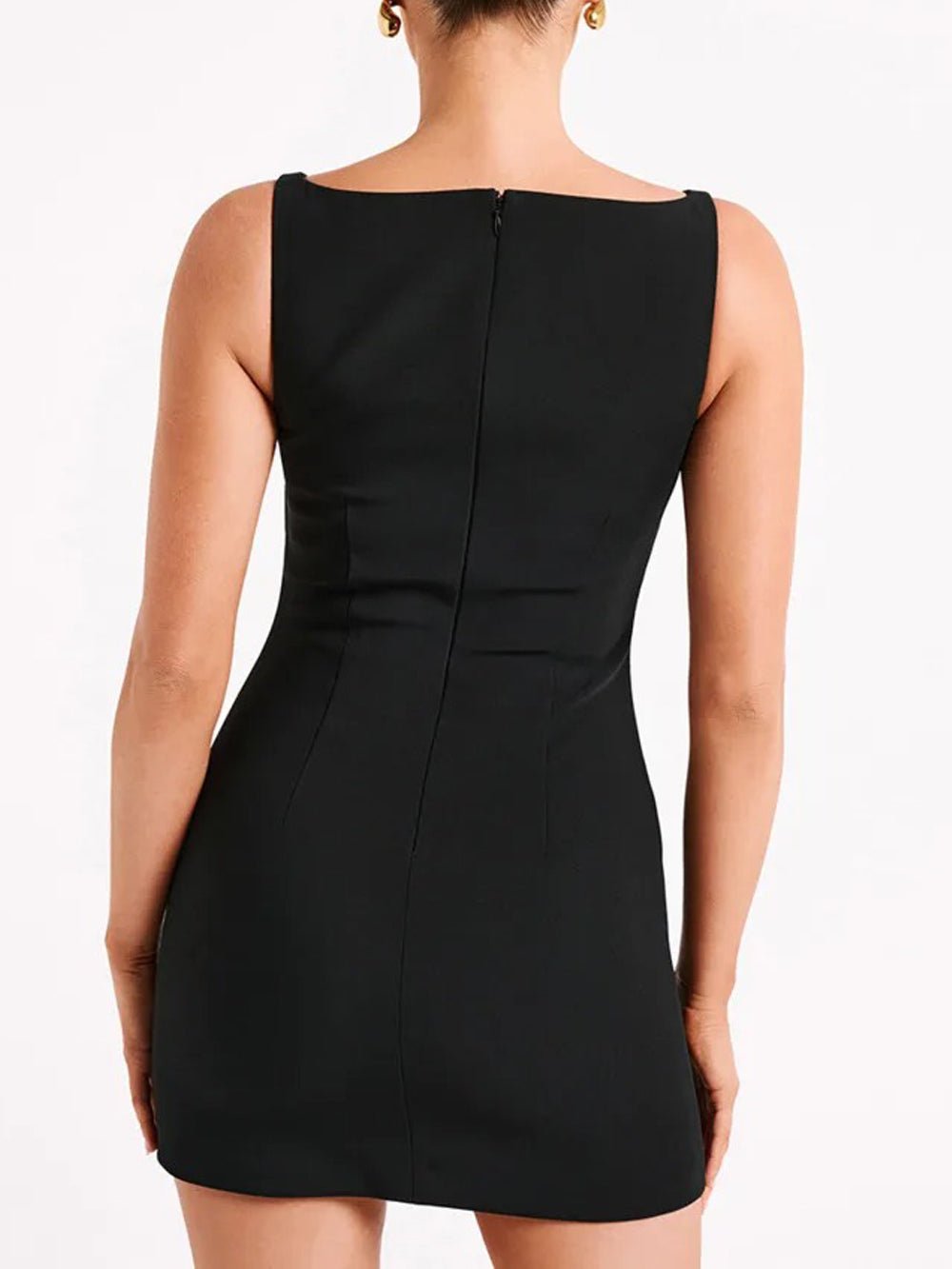 Charlotte Sleeveless Bodycon Mini Dress - Fashion Pov