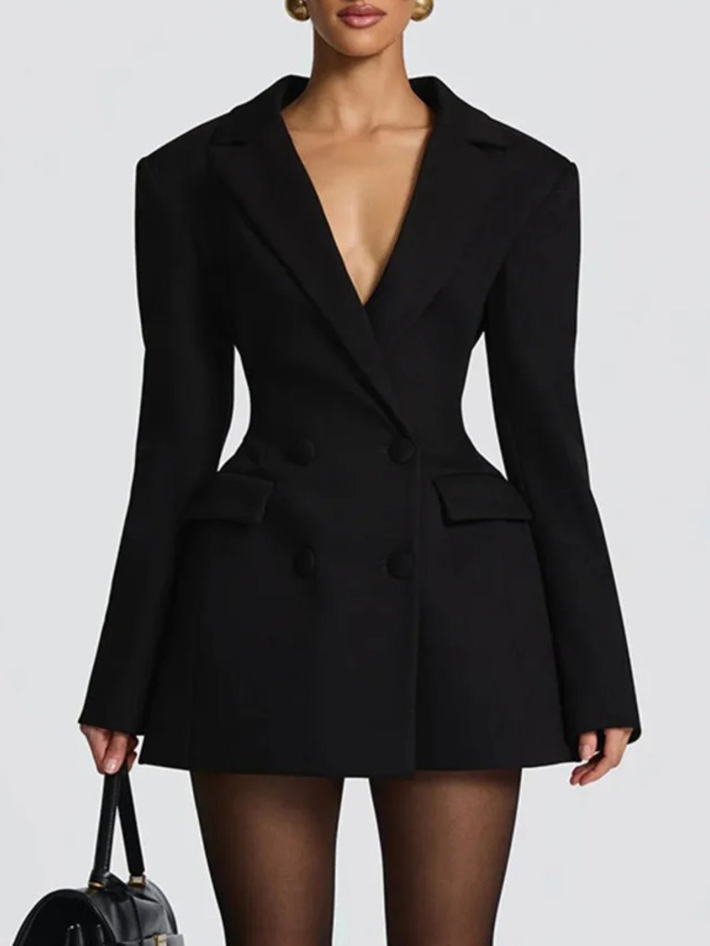 Cheyenne Tailored Blazer Mini Dress - Fashion Pov