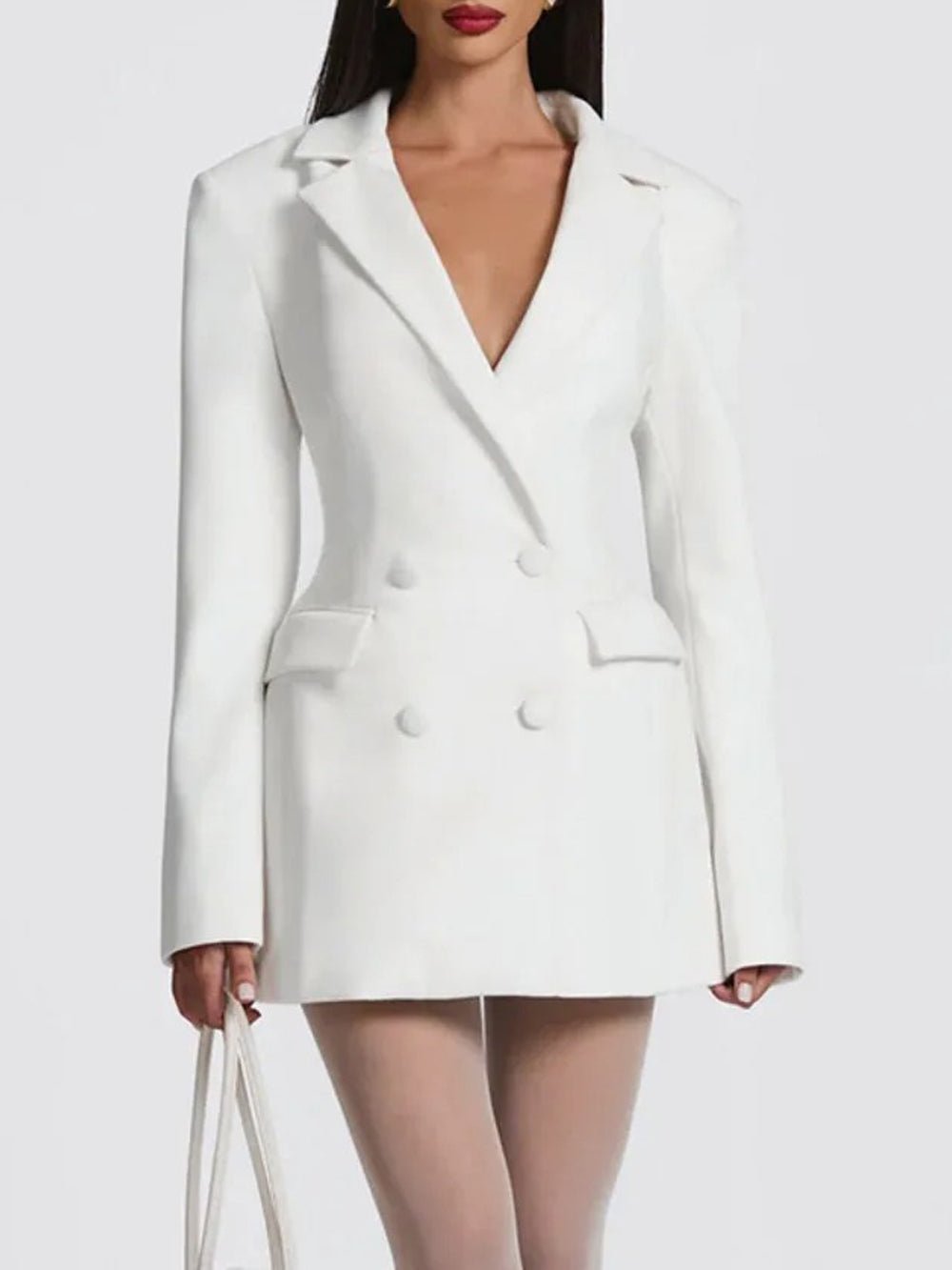 Cheyenne Tailored Blazer Mini Dress - Fashion Pov