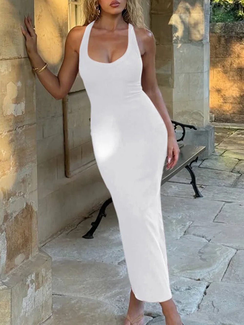 Dahlia Sleeveless Maxi Dress - Fashion Pov