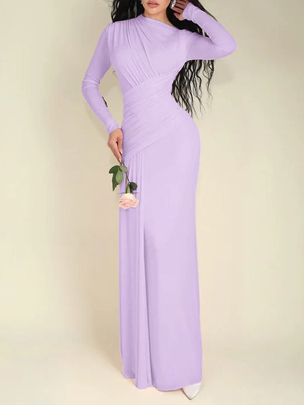 Dakota Long Sleeve Maxi Dress - Fashion Pov