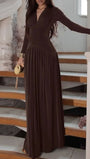 Daniela Long Sleeve Maxi Dress - Fashion Pov