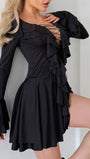Daphne Long Sleeve Mini Dress - Fashion Pov