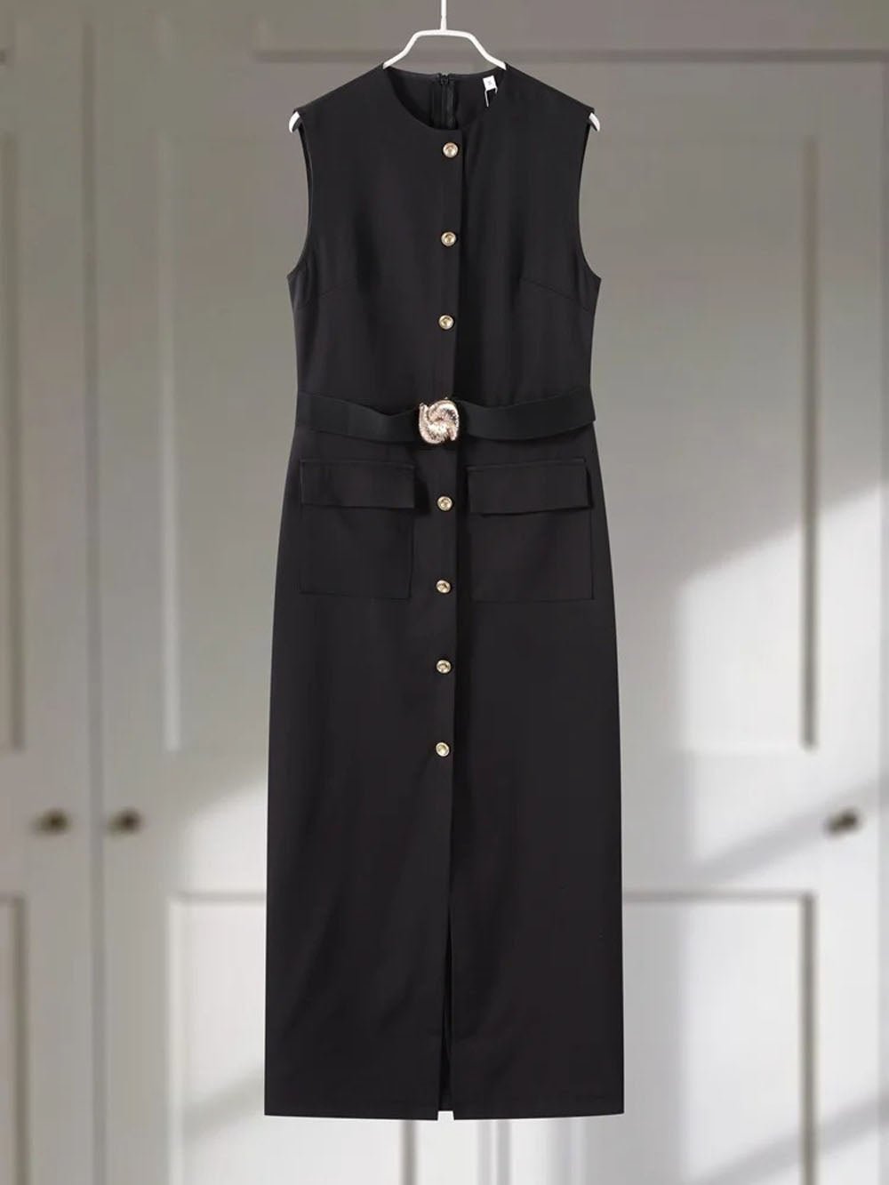 Daphne Sleeveless Midi Dress - Fashion Pov