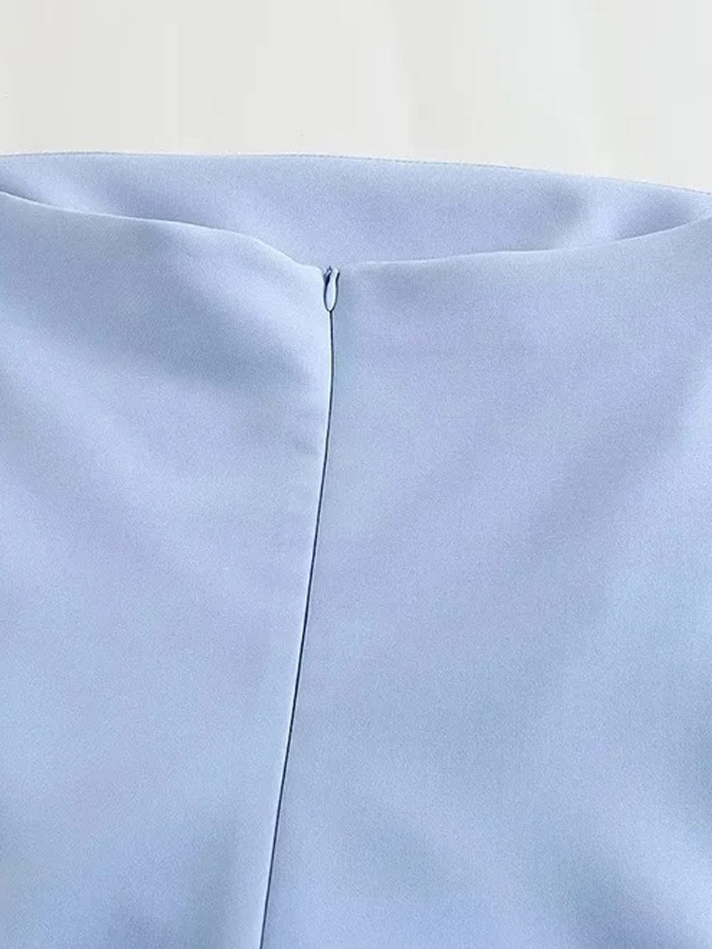 Delilah Strapless Draped Mini Dress - Fashion Pov