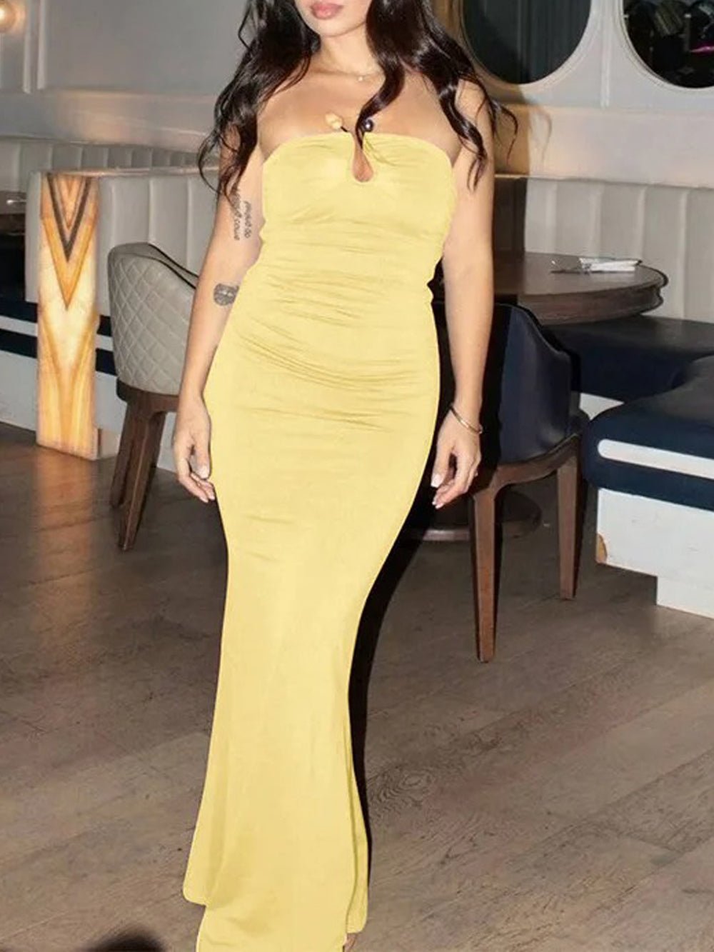 Eden Off Shoulder Maxi Dress - Fashion Pov