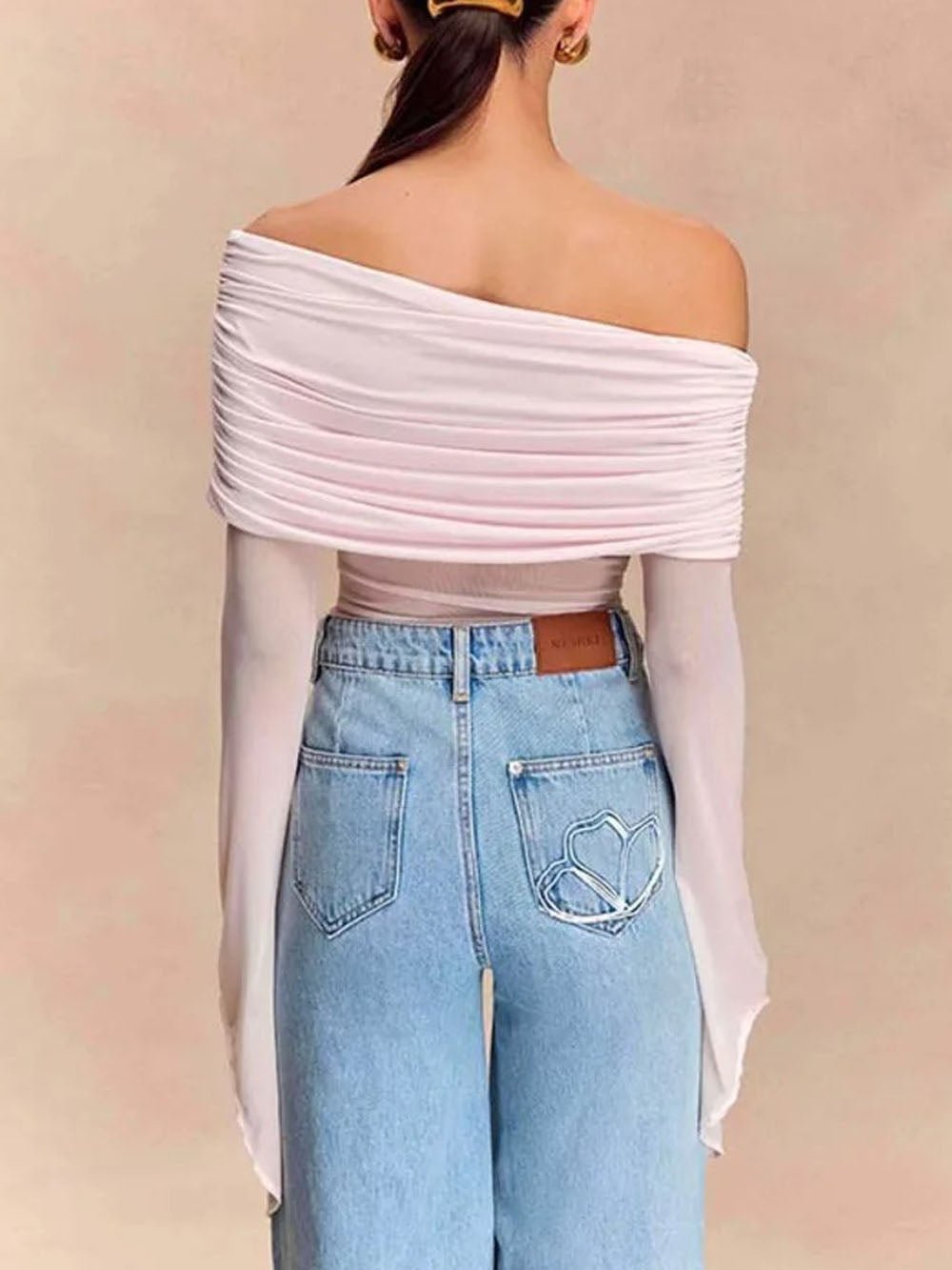 Elise Off Shoulder Backless Top - Fashion Pov