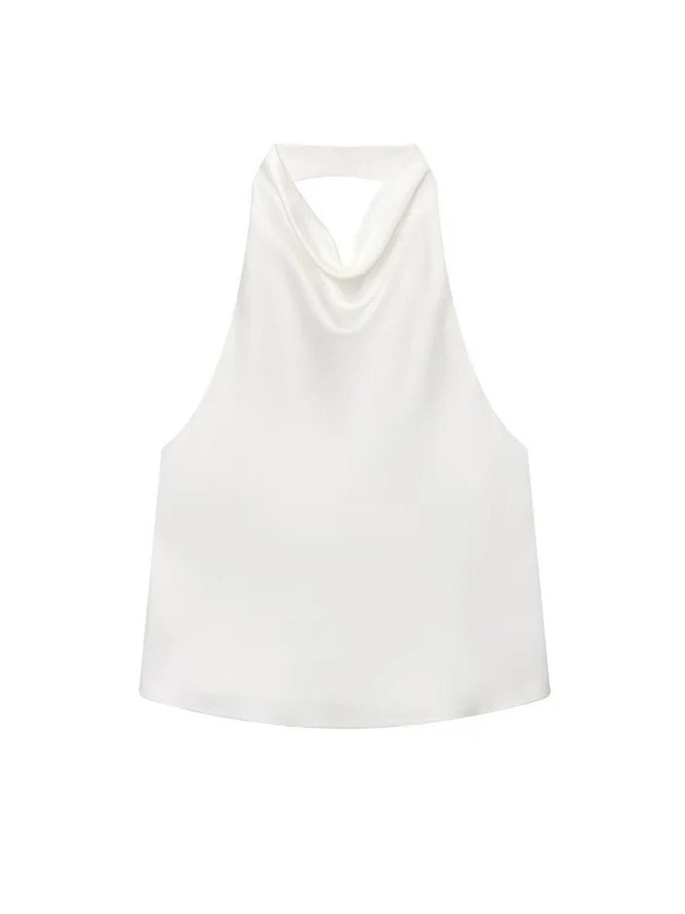 Elise Satin Halter Camisole - Fashion Pov