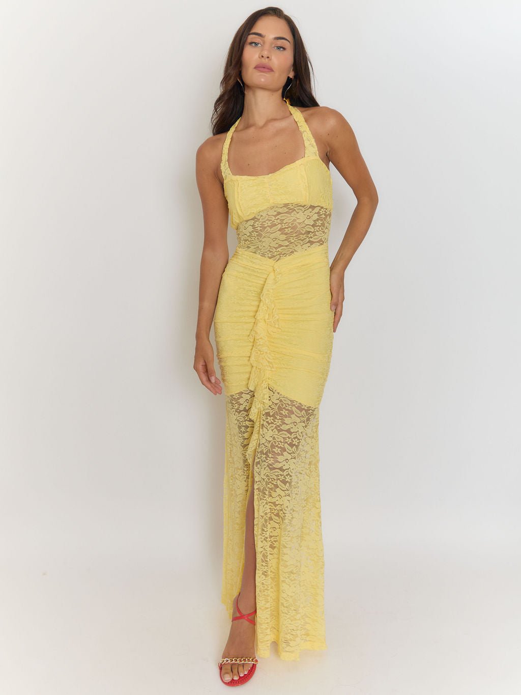 Elizabeth Backless Bodycon Maxi Dress - Fashion Pov