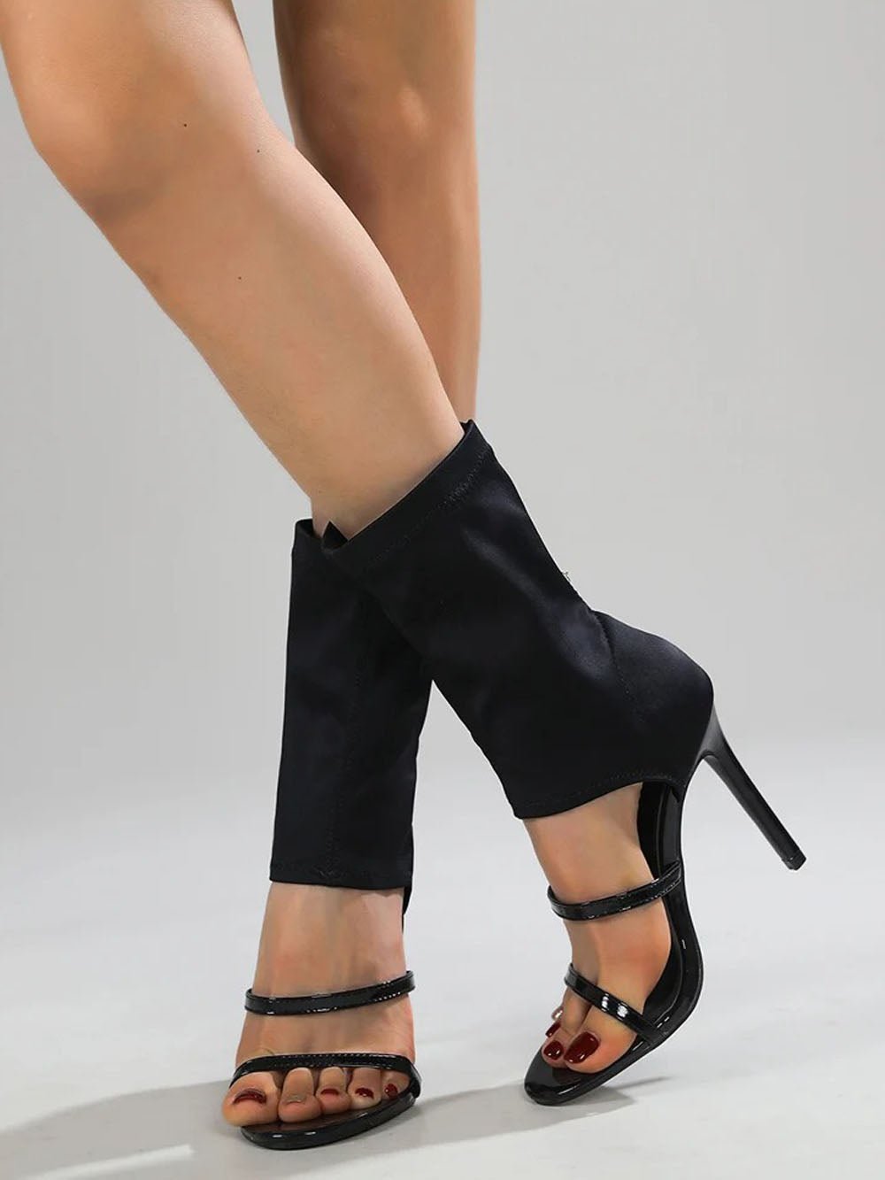 Elsie Stretch Boot Heel - Fashion Pov