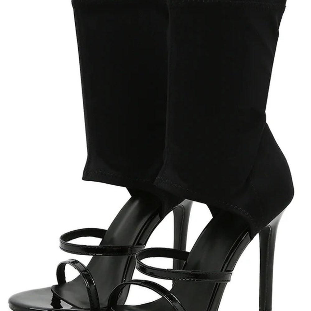 Elsie Stretch Boot Heel - Fashion Pov