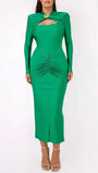 Emerson Hollow Out Long Sleeve Maxi Dress - Fashion Pov