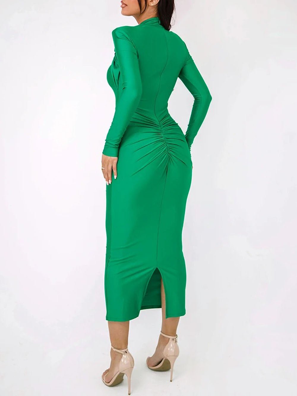 Emerson Hollow Out Long Sleeve Maxi Dress - Fashion Pov